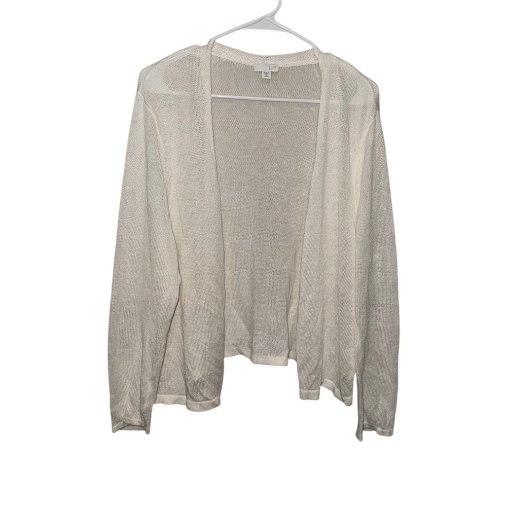 J.Jill Soft Knit Open Lagenlook Front Cardigan